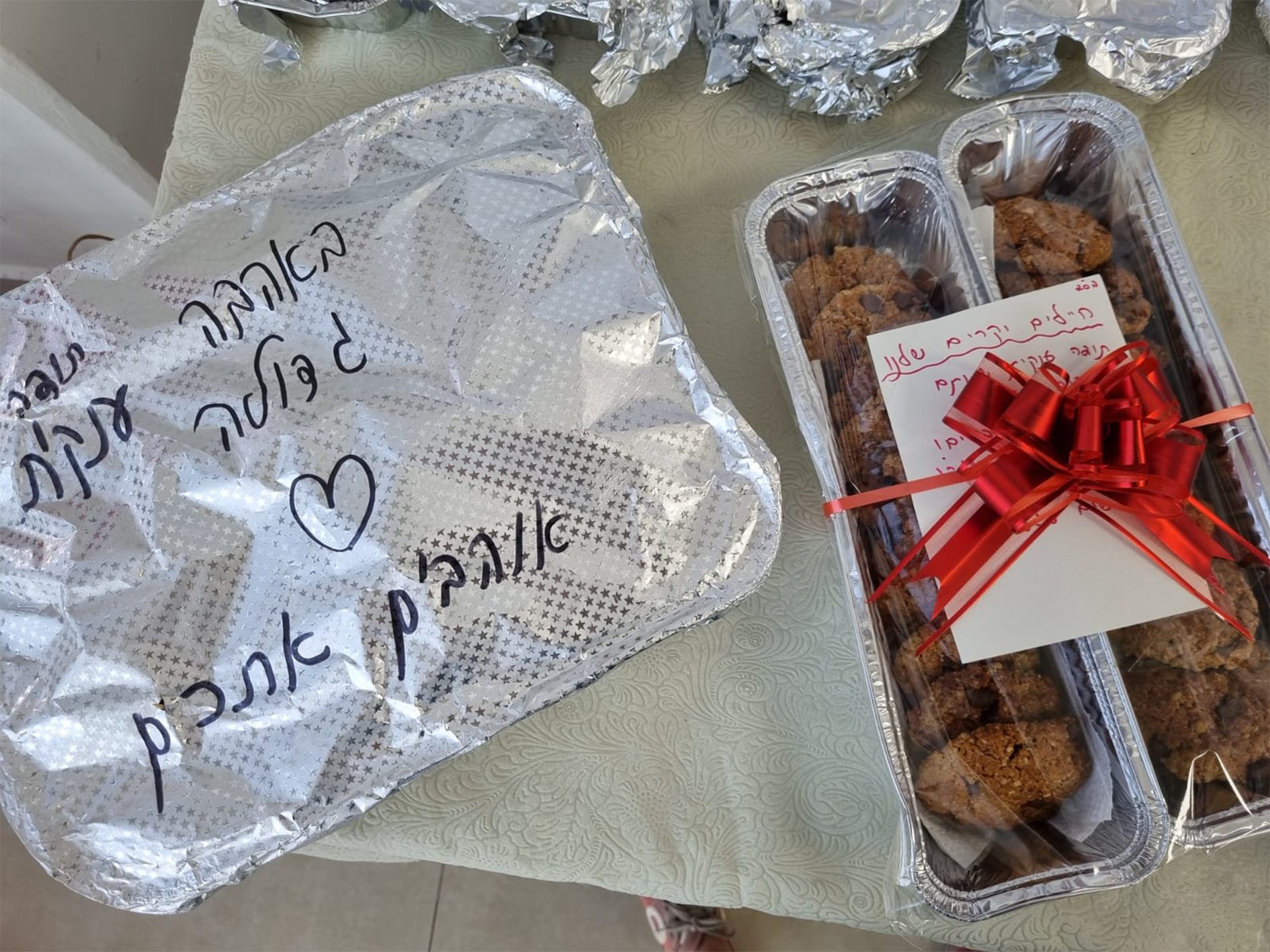 עוגות שהכינו עובדי החברה להגשמת המשאלה של שליבנת קוץ ז