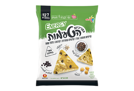 פריכיות חומוס, אורז, עדשים שחורות וקינואה בתיבול פלפל שחור