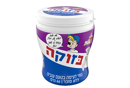 בזוקה בטעם ענבים 66 גרם