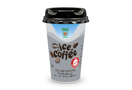 משקה קפה קר בסגנון מעודן