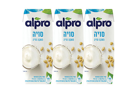 אלפרו משקה סויה 3*250מל