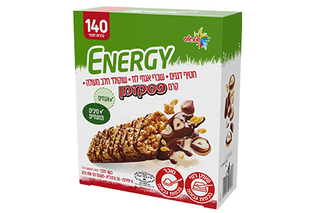 חטיף דגנים אנרג'י פסק זמן