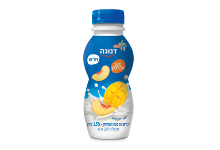 משקה יוגורט עם אננס וקוקוס 2.2% שומן 267 גרם