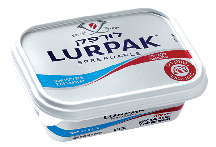 ממרח לורפק ללא מלח מופחת שומן