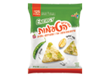  תמונה פריכיות תפוח אדמה, אורז, אפונה ירוקה ומלח ים