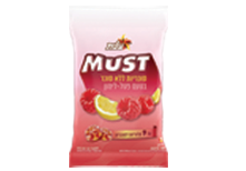 תמונה MUST - סוכריות ללא סוכר בטעם פטל-לימון