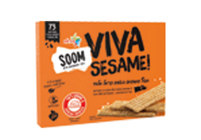  תמונה מאגדת חטיף שומשום קרמל מלוח 100גר