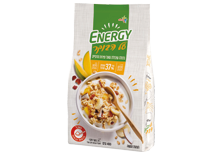  תמונה גרנולה שיבולת שועל ופירות טרופיים