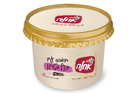 חומוס עם בצל מטוגן