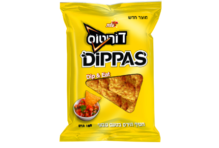 דוריטוס Dippas בטעם טבעי באריזה מוגדלת