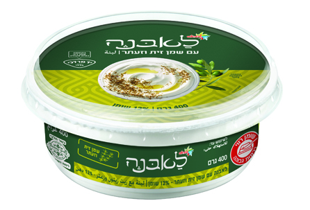 לאבנה 10% שמן זית וזעתר 400 גרם