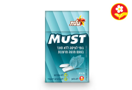 גומי לעיסה ללא סוכר בטעם מנטה מרעננת