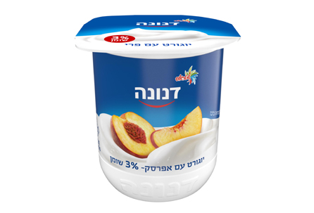 יוגורט עם אפרסק 3% שומן 150 גרם