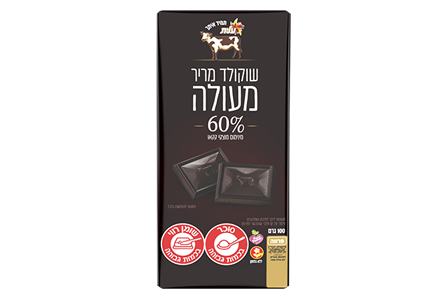 שוקלד פרה מריר 60% ללג בדצ