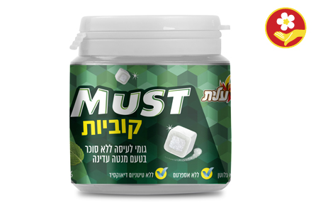 גומי לעיסה ללא סוכר בטעם מנטה עדינה