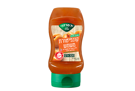 קונפיטורת משמש לחיץ 320 גרם להגדלת התמונה 