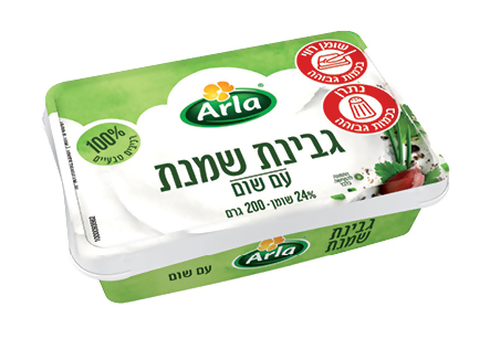 ארלה גבינת שמנת שום
