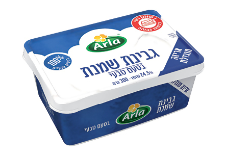 ארלה גבינת שמנת בטעם טבעי 300 גרם