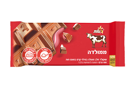 ממולדה שוקולד חלב תות 100 בדץ