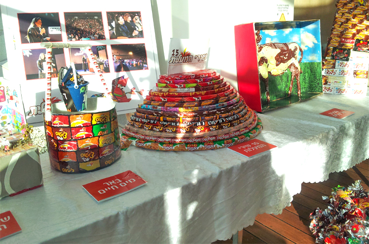 אומנות ירוקה מאריזות חטיפים