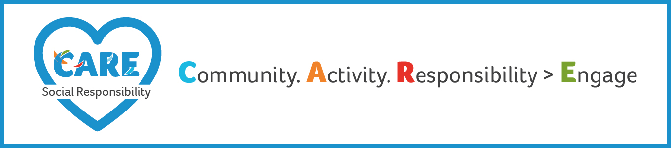 לוגו care social responsibility community. activity. responsibility> engage