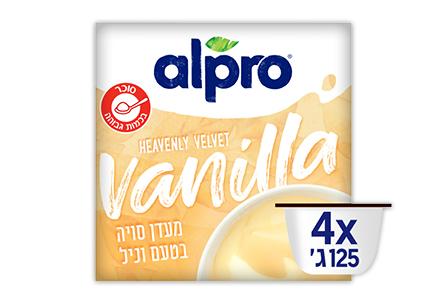 מעדן סויה בטעם וניל