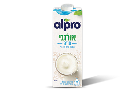 משקה אלפרו סויה אורגני 1ל