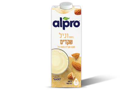 משקה אלפרו שקדים בטעם וניל 1ל