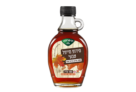 סירופ מייפל טבעי<br/> 189 מ