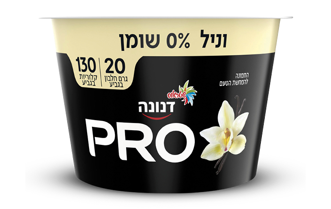 דנונה PRO יוגורט בטעם וניל 20 גר׳ חלבון 0% שומן